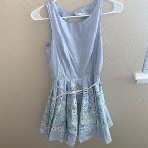 Baby blue dress!